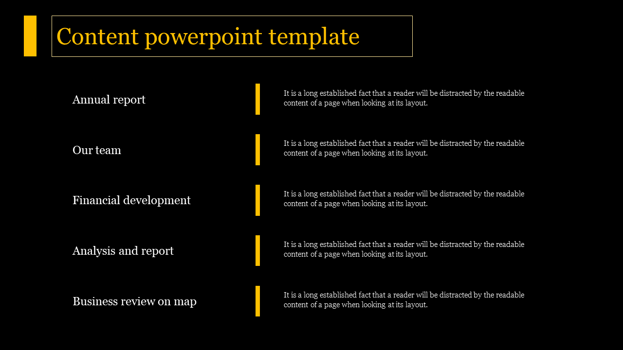 Get our Best Content PowerPoint Template and Google Slides 
